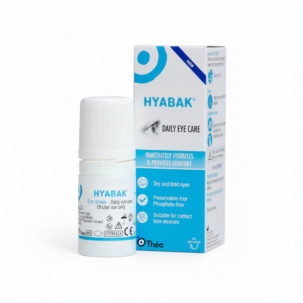 HYABAK Preservative-Free Eye Drops 10ml | 0.15% Hyaluronic Acid