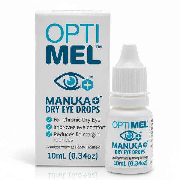 Optimel® Manuka+ Dry Eye Drops 10ml | Pharmaceutical-Grade Manuka Honey