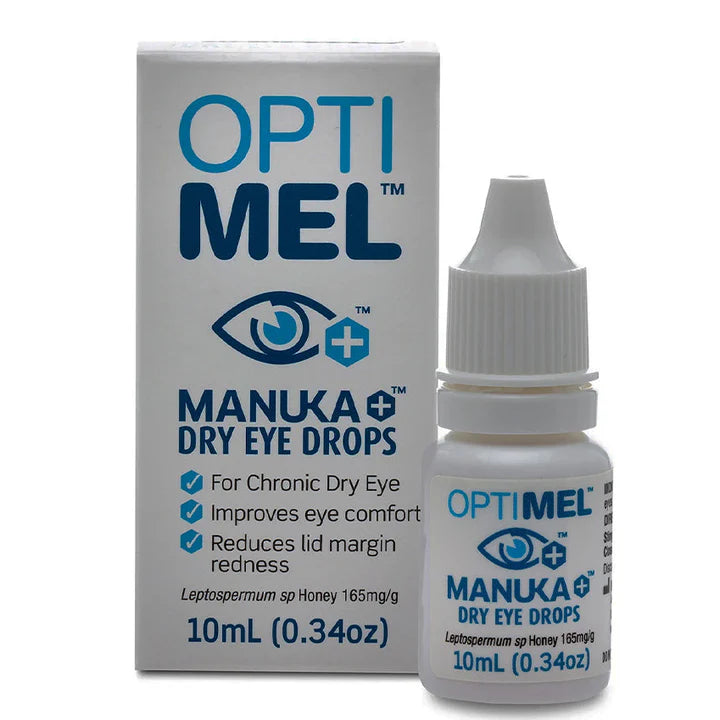 Optimel® Manuka+ Dry Eye Drops 10ml | Pharmaceutical-Grade Manuka Honey