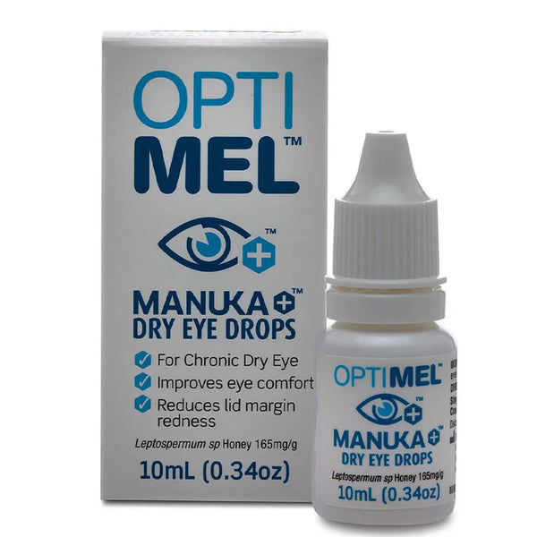 Optimel® Manuka+ Dry Eye Drops 10ml | Pharmaceutical-Grade Manuka Honey