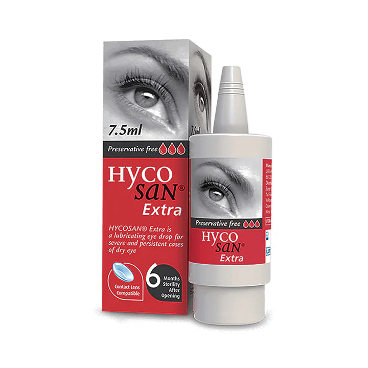 Hycosan® Extra Preservative-Free Eye Drops 7.5ml | 0.2% Hyaluronic Acid
