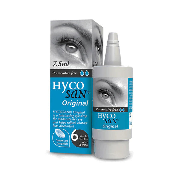 Hycosan Original Preservative-Free Eye Drops 7.5ml | 0.1% Hyaluronic Acid