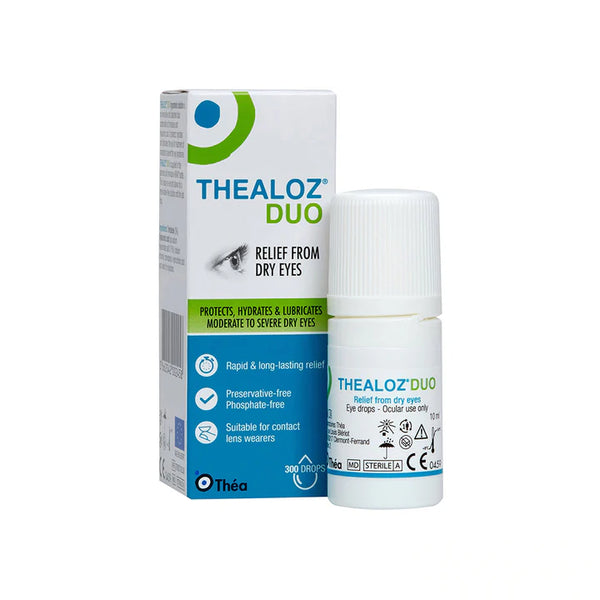 Thealoz Duo Preservative-Free Eye Drops 10ml | Trehalose & Hyaluronic Acid